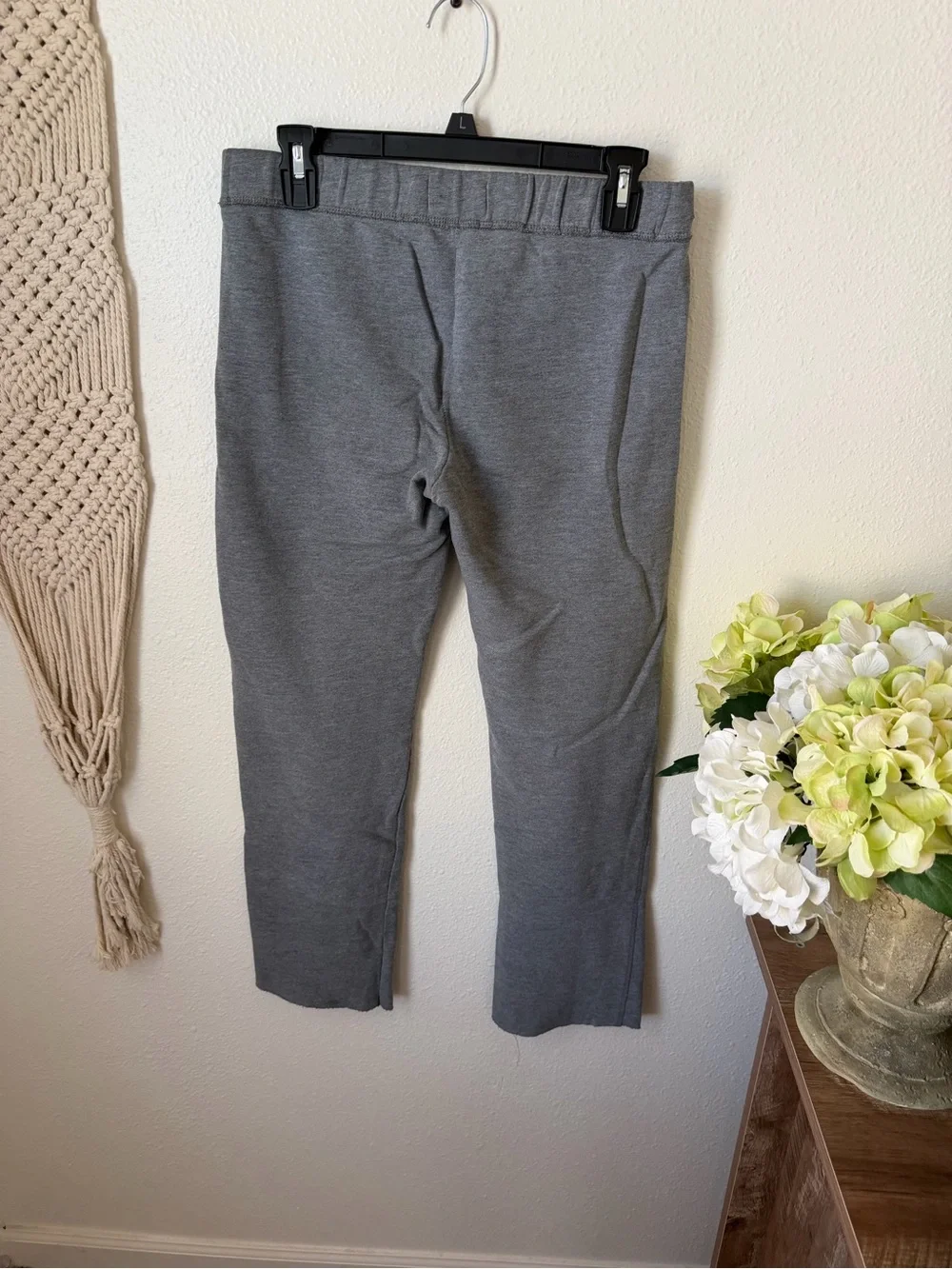 Y2K Abercrombie & Fitch Gray Women's Lounge Pants with Drawstring